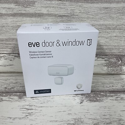 #ad New amp; Sealed Eve Door amp; Window Smart Contact Sensor for Doors amp; Windows NIB $23.99