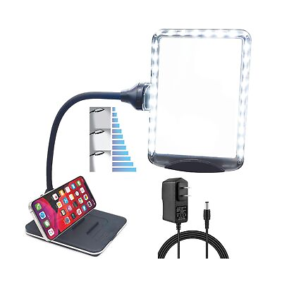 #ad MagniPros 3X Magnifying Glass with Light and Stand Flexible Gooseneck Magnif... $64.56