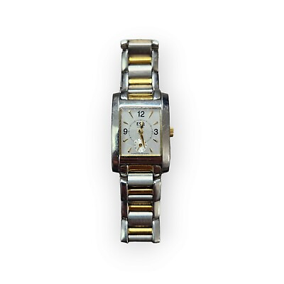 ESQ Movado Swiss Womens Lady Skinny Watch Quartz Stainless Steel $24.95