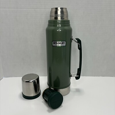 #ad Classic Stanley Vacuum Thermos Bottle Coffee Insulated Hot Cold 1.1 Qt Stainless $21.50