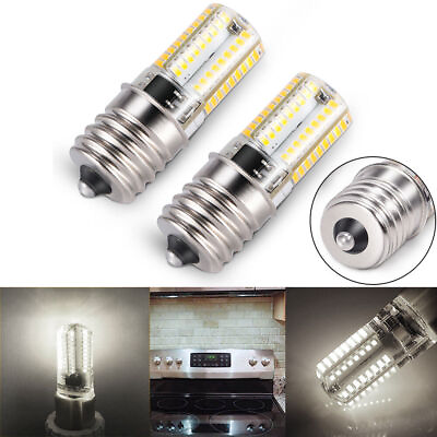#ad 2x E17 LED Bulb Microwave Oven Light Dimmable Natural White 6000K Light Quality $7.49