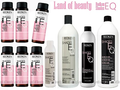Redken Shades EQ Gloss Demi Hair color 2oz or Solution 8oz 1L ☆Choose Yours #ad $14.99