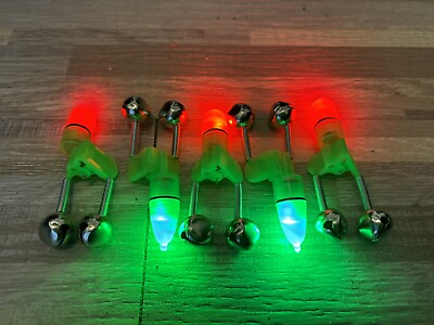 #ad Bell LED Red Or Green Bait Light **10 Pieces** $5.79