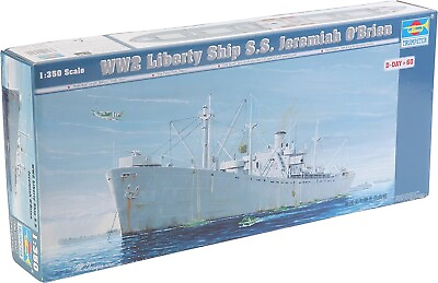 #ad Trumpeter #5301 Liberty Ship SS Jeremiah O#x27;Brian 1:350 Model Kit NIB $65.99