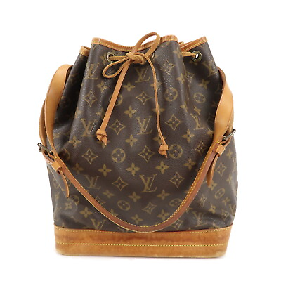 #ad Authentic Louis Vuitton Monogram Noe Shoulder Bag Hand Bag Brown M42224 Used F S $470.00