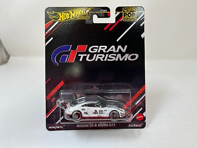 #ad Nissan GT R Nismo GT3 Gran Turismo * 2024 Hot Wheels Pop Culture * BLACK Carded $14.99