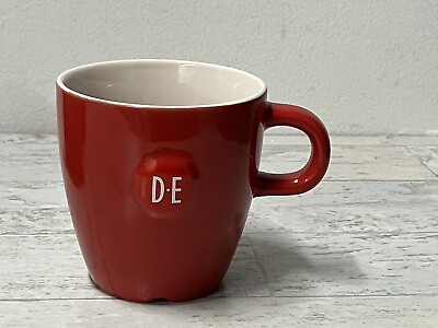 Rare Douwe Egberts RED Mug Coffee Cup GRATIS MOK. New In Box $14.99