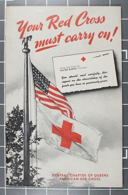 #ad #ad American Red Cross Booklet: Your Red Cross Must Carry On 1946 $9.95