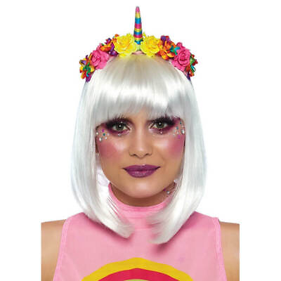 #ad Rainbow Unicorn Flower Headband $15.20