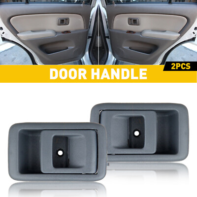 #ad For Toyota Interior Inside Door Handle Right Set Left Gray Pickup Tacoma 4Runner $11.99