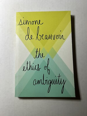 The Ethics of Ambiguity by Simone de Beauvoir Like New $9.99
