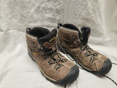 #ad #ad Keen Targhee Ii Mid Waterproof Hiking Wide Mens Brown Casual Boots 1012126 $85.00