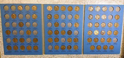 #ad 62 Coin Set 1909 1940 LINCOLN WHEAT PENNY CENT Early Dates Collection #1025 $58.99