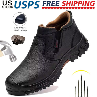 #ad Work Boots Waterproof Shoes Indestructible Shoes Mens Safety Shoes Composite Toe $42.31