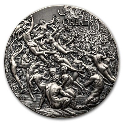 #ad 2023 Cameroon 5 oz Silver Celestial Beauty; The Oreads $614.36