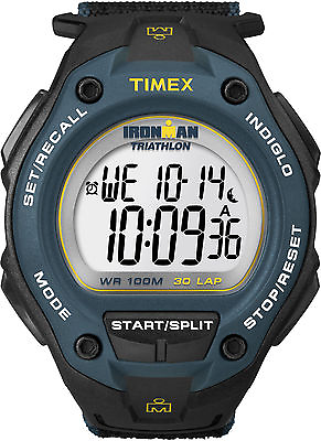 #ad Timex T5K413 Men#x27;s Ironman Fast Wrap Watch Indiglo Alarm 30 Lap Chronograph $42.00
