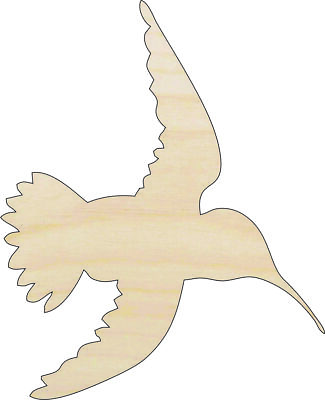 Bird Hummingbird Laser Cut Out Unfinished Wood Craft Shape BRD5 #ad $39.20