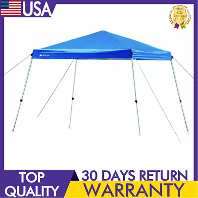 Instant Slant Leg Canopy Sturdy Steel Easy Transport Weather Resistant Outdoor $71.21