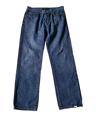 #ad Calvin Klein Mens Jeans Size 34 x 33 Straight Leg Medium Wash Denim Classic $11.19