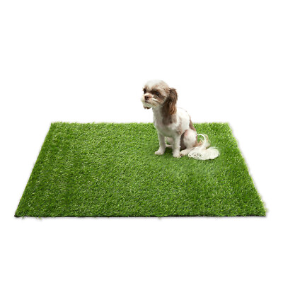 Artificial Turf for Dogs and Puppy Potty Training with Drain Holes 28 x 40 in #ad $23.79