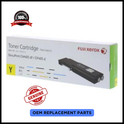 #ad #ad CT202036 Fuji Xerox Yellow Toner Cartridge 11000 Pages Genuine OEM AU $27.50