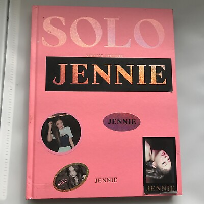 #ad BlackPink SOLO Jennie Special Edition Photo Book Hardcover Photo Biography 2018 $55.00