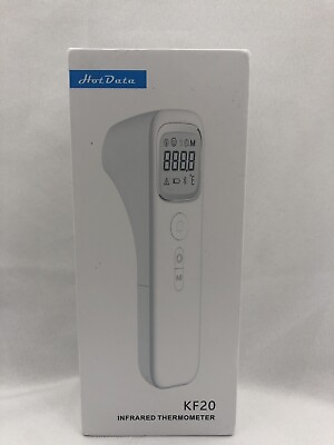 Hot Data KF20 Infrared No Touch Thermometer White FREE SHIPPING $29.99