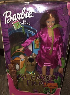 #ad Barbie as Daphne amp; Scooby Doo #55887 2001 Mattel Doll NRFB Rare $30.00