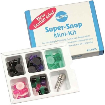 #ad SHOFU SUPER SNAP Mini kit Dental Composite Finishing and Polishing 50pcs Disc $39.99