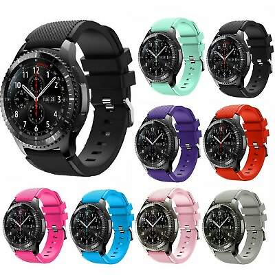 Silicone Bracelet Strap Replacement Watch Band For Samsung Galaxy Watch 46mm $3.29