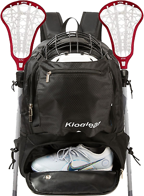 #ad Lacrosse Bag Large Sports Lacrosse Backpack Bag for All Lacrosse or Field Hocke $49.99