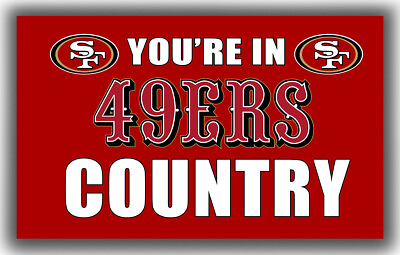 #ad San Francisco 49ers Football Team Country Flag 90x150cm 3x5ft Fan Best Banner $14.95