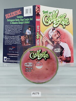 #ad Gallagher: The Best of Gallagher Vol. 1 DVD 2005 No Case No Tracking $4.99