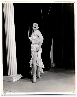 #ad 1950s Sexy Busty Burlesque Dancer ORIGINAL Vintage Photo 8x10 $33.99
