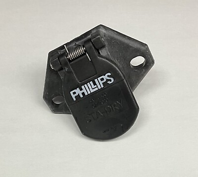 #ad PHILLIPS 16 720 Sta Dry 7 Way Nylon Receptacle Split Pin Screw Terminals $19.95