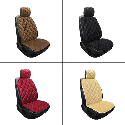 #ad Universal Car Seat Cover Argyle Front Rear Cushion Winter Warm Seat Mat Protect. $18.96