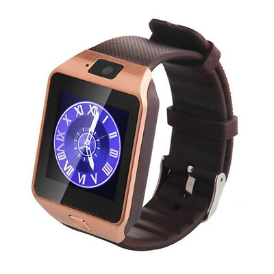 Bluetooth Smart Watch Phone Camera GSM Memory Card Slot For Android Cellphones $23.49