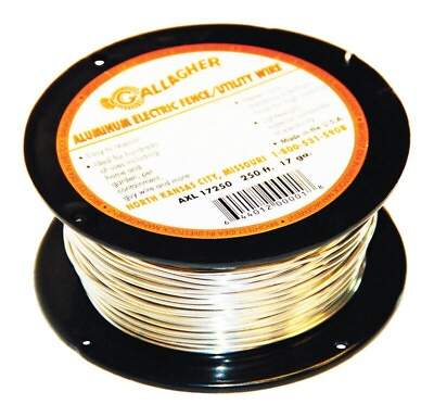 #ad Gallagher AXL17250 XL Aluminum Electric Fence Utility Wire 17 Ga 250#x27; $12.00