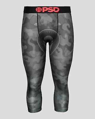 PSD Camo Tights Underwear Pants Medium 32 34W MENS 3 4 Black Warface Workout Med $30.00