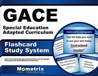 #ad GACE SPECIAL EDUCATION ADAPTED CURRICULUM FLASHCARD STUDY By Gace Exam Secrets $77.95