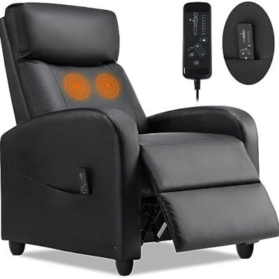 #ad Massage Recliner Chair Single Sofa Home Theater Chairs Adjustable $129.99