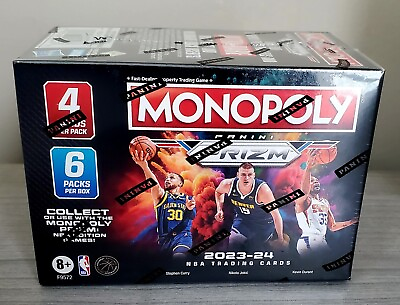 #ad 2023 24 Monopoly Prizm NBA Booster Box Factory Sealed In Hand WEMBY SHIPS TODAY $38.87