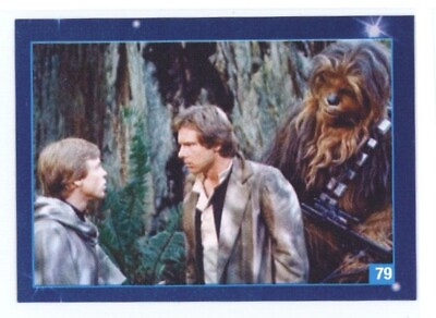 Han Solo Chewbacca Star Wars Argentina 2.5quot;x1.75quot; Reprint Album Card #79 $1.50