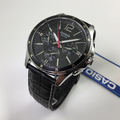 #ad Men#x27;s Casio Classic Day and Date Steel Watch MTP1374L 1A MTP 1374L 1A $59.95