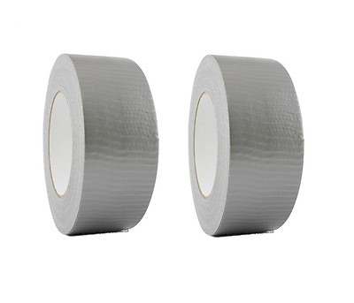 #ad 2 Rolls Silver Duct Tape 2quot; x 60 yd Utility Grade Duct Tape Free Shipping $23.99