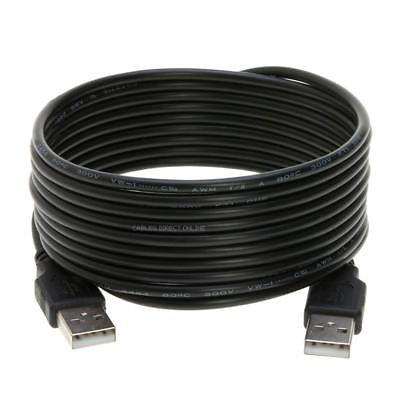 #ad USB 2.0 Type A Male to Type A Male Cable Cord 3FT 6FT 10FT 15FT DATA WIRE $5.32