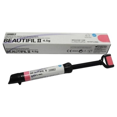 #ad SHOFU Beautifil II 4.5g Dental Composite Fluoride Releasing Shade Free II Ship $37.99