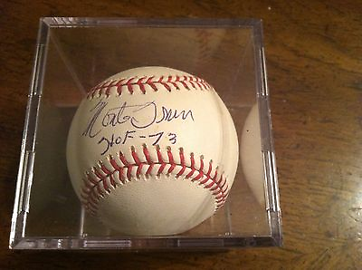 Monte Irvin Autographed Baseball HALL OF FAMER $299.00