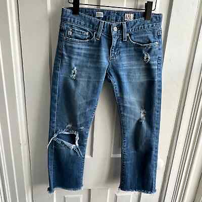 AG Adriano Goldschmied The Tomboy Relaxed Straight Crop Jeans $40.00