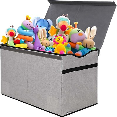 #ad Kids Toy Storage Organizer Boxes Clothes Storage Bags Organizers Toy Chest Boxes $22.89